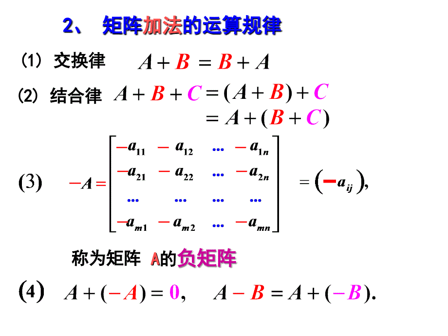 矩阵的基本运算PPT课件课件_第3页