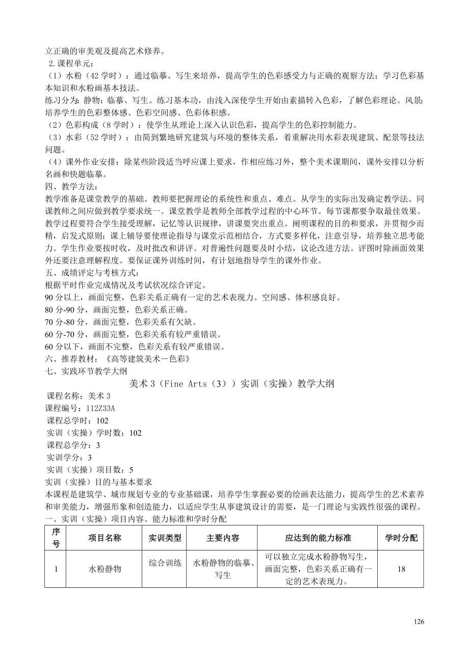 建筑学培养计划.doc_第2页