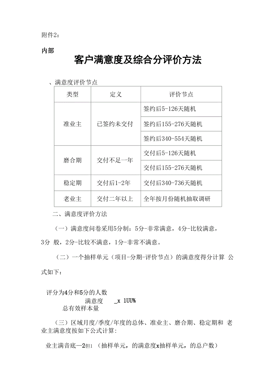 客户满意度及综合分评价方法_第1页