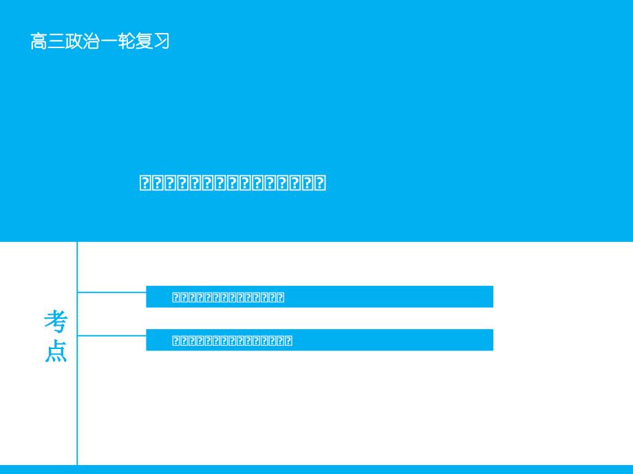 高考政治大一轮复习 第十五单元 第九课 唯物辩证法的实质与核心课件 新人教版.ppt_第1页