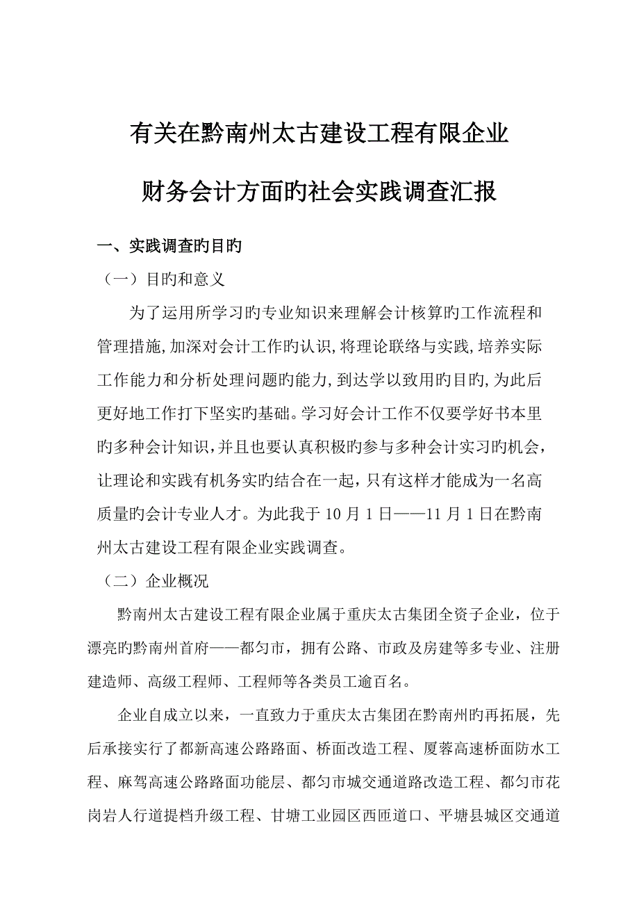 会计类专业技术报告最新_第1页