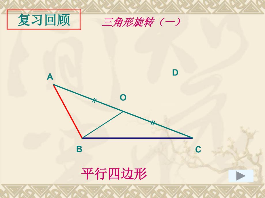 苏科版八年级数学下册第九章中心对称图形复习ppt课件_第3页