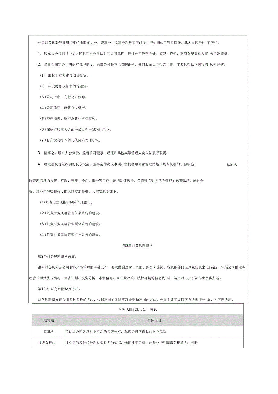 财务风险控制管理制度_第3页
