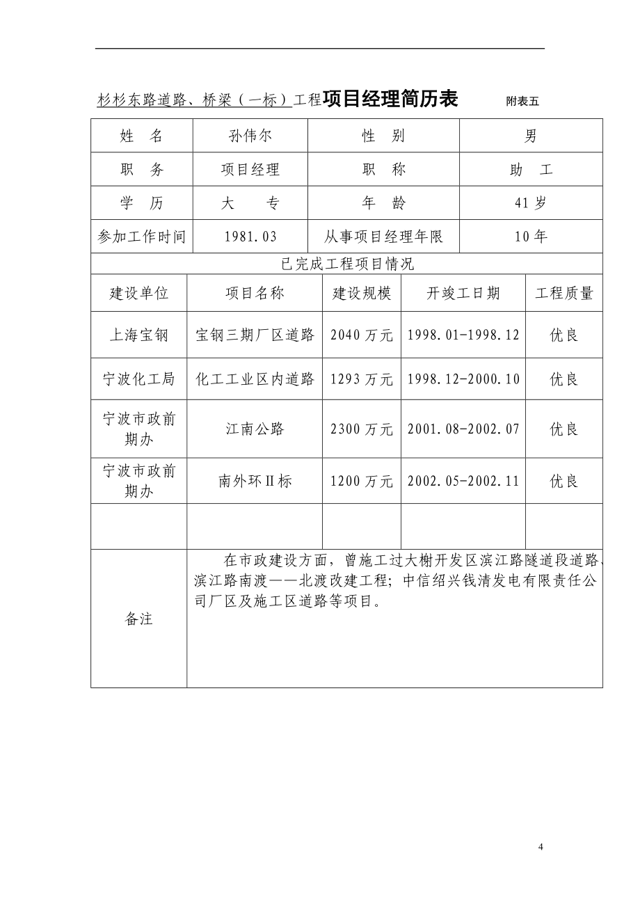 某市杉杉东路道路、桥梁施工组织设计_第4页