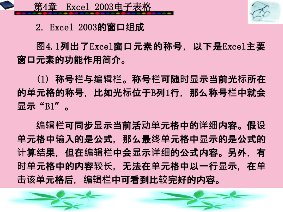 电脑基础知识Excel电子表格ppt课件_第3页