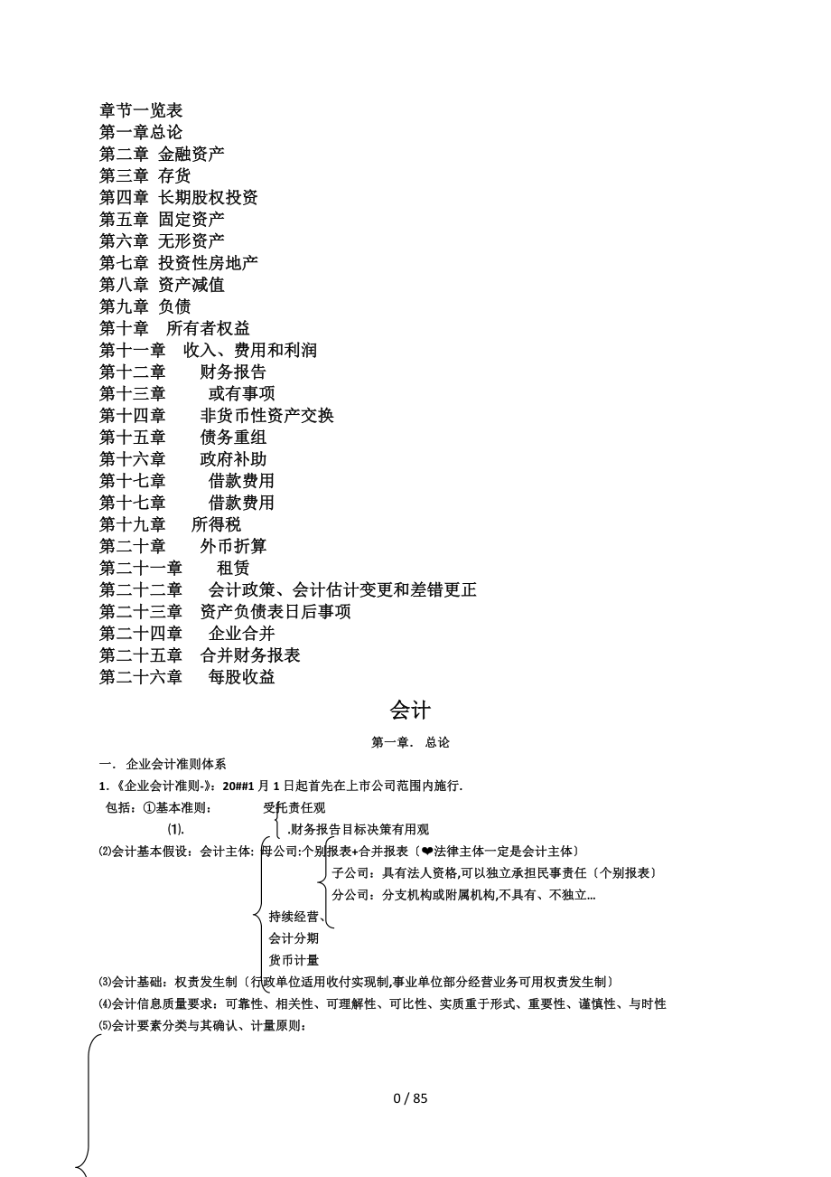 注册会计师会计考试知识点总结图文结合_第1页