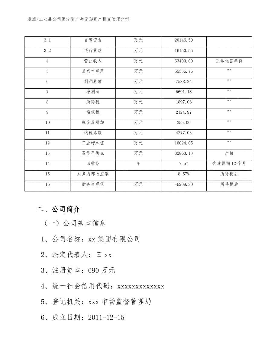 体育用品项目盈利能力与发展能力分析【范文】 (2)_第5页