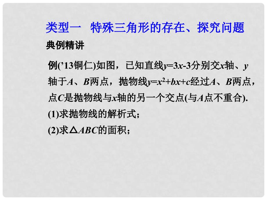 中考数学总复习 第二部分 热点题型攻略 题型五 二次函数中存在、探究问题课件_第2页