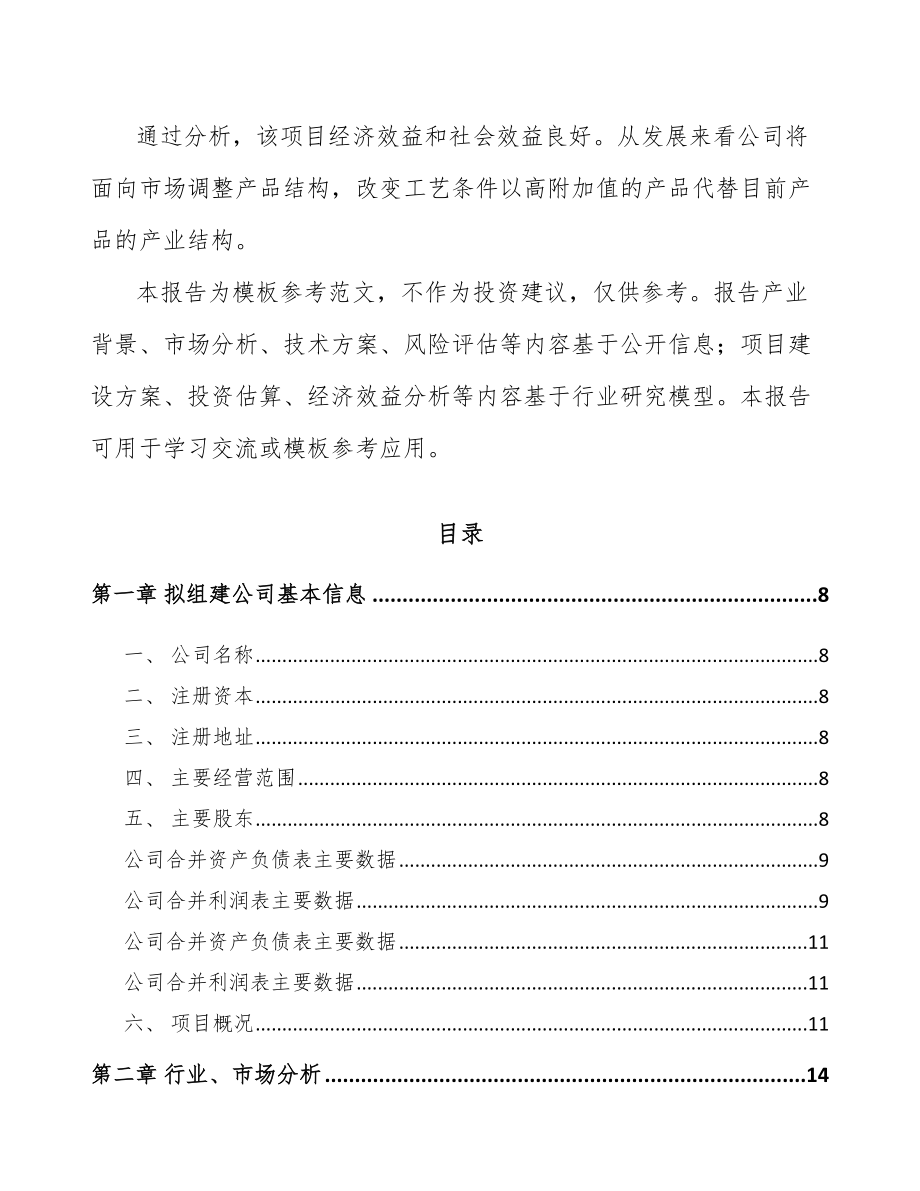 南宁关于成立高性能纯铁粉公司可行性报告_第3页