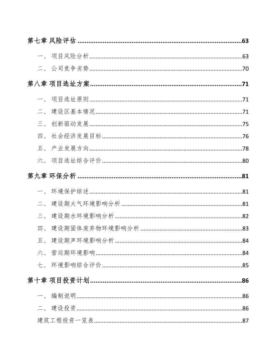 南宁关于成立高性能纯铁粉公司可行性报告_第5页