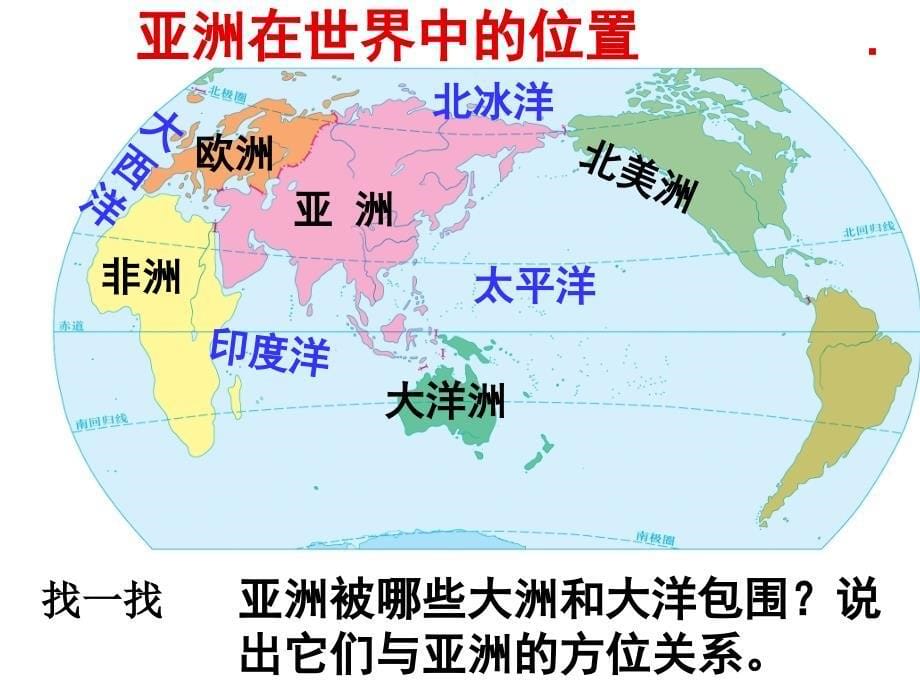 中图初中地理八年级下册《5第一节-亚洲的自然环境》课件_第5页