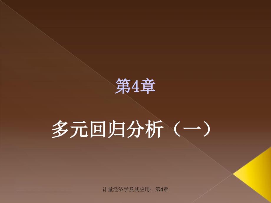 计量经济学及其应用第4章课件_第1页