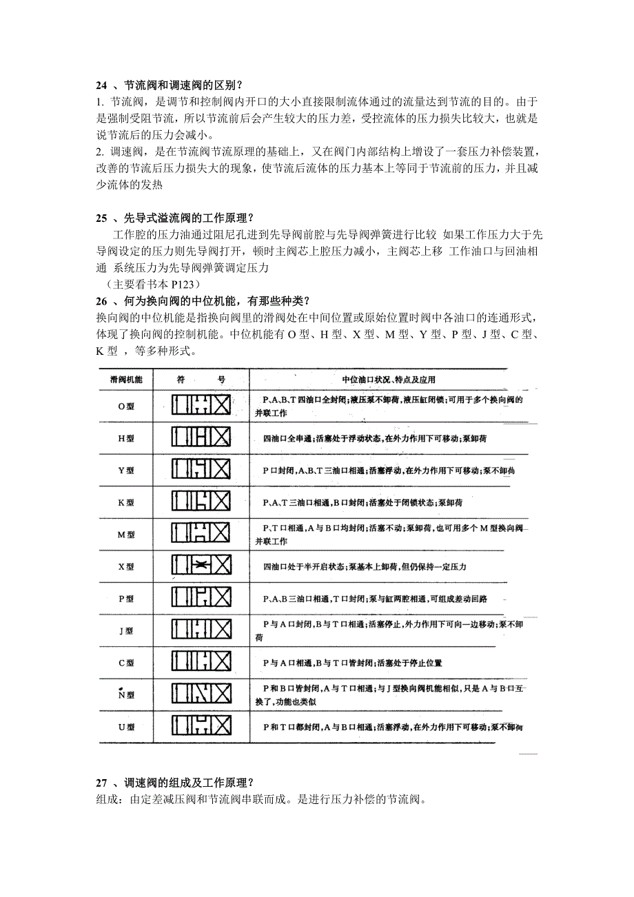 液压复习提纲与答案_第4页