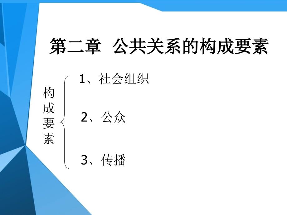 第二章公共关系的构成要素_第1页