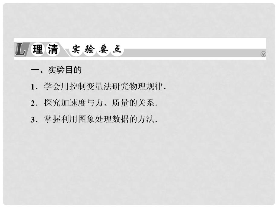 高考物理一轮复习 实验微课四 探究加速度与力、质量的关系课件_第3页