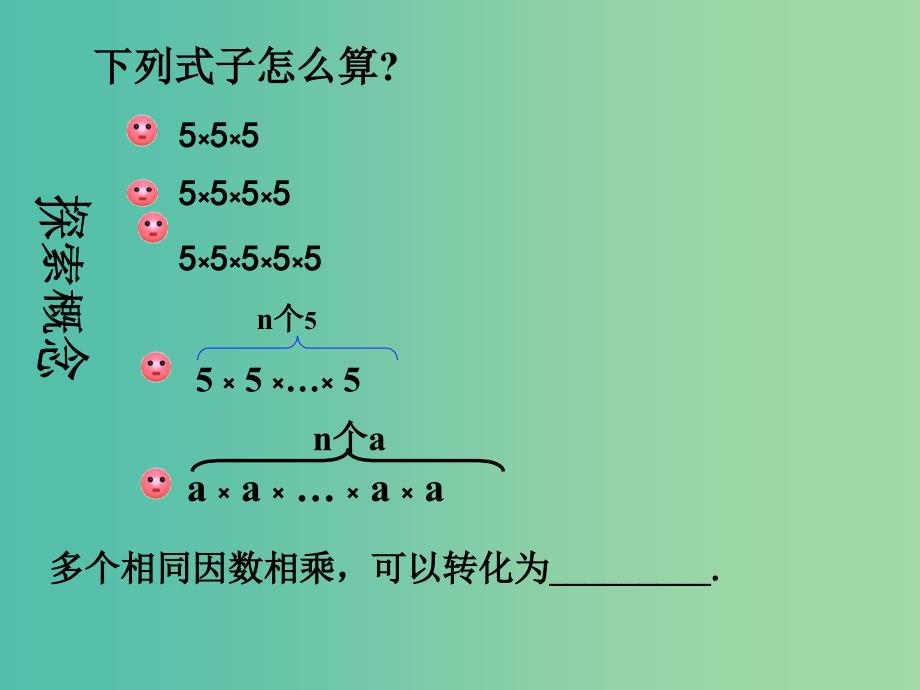 七年级数学上册 2.5 有理数的乘方课件1 （新版）浙教版.ppt_第3页