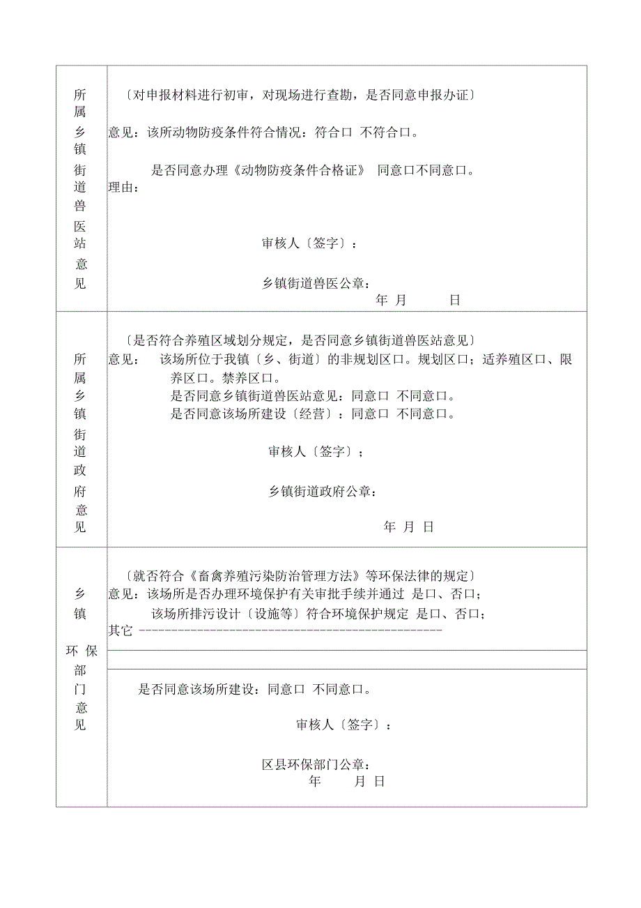 动物防疫条件合格证_第3页