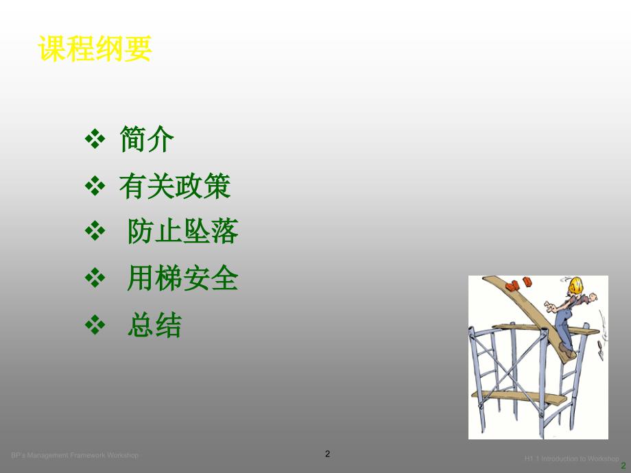 防坠落保护及安全用梯培训_第2页