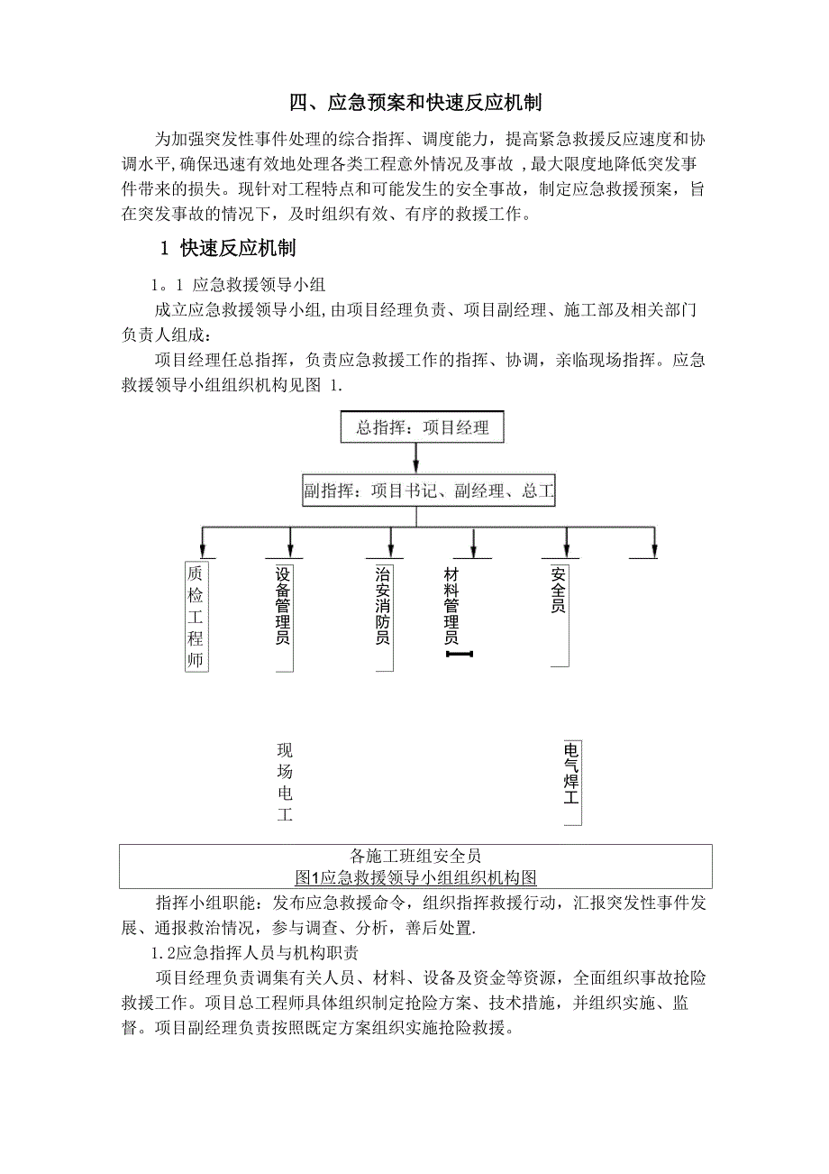 应急预案和快速反应机制_第1页