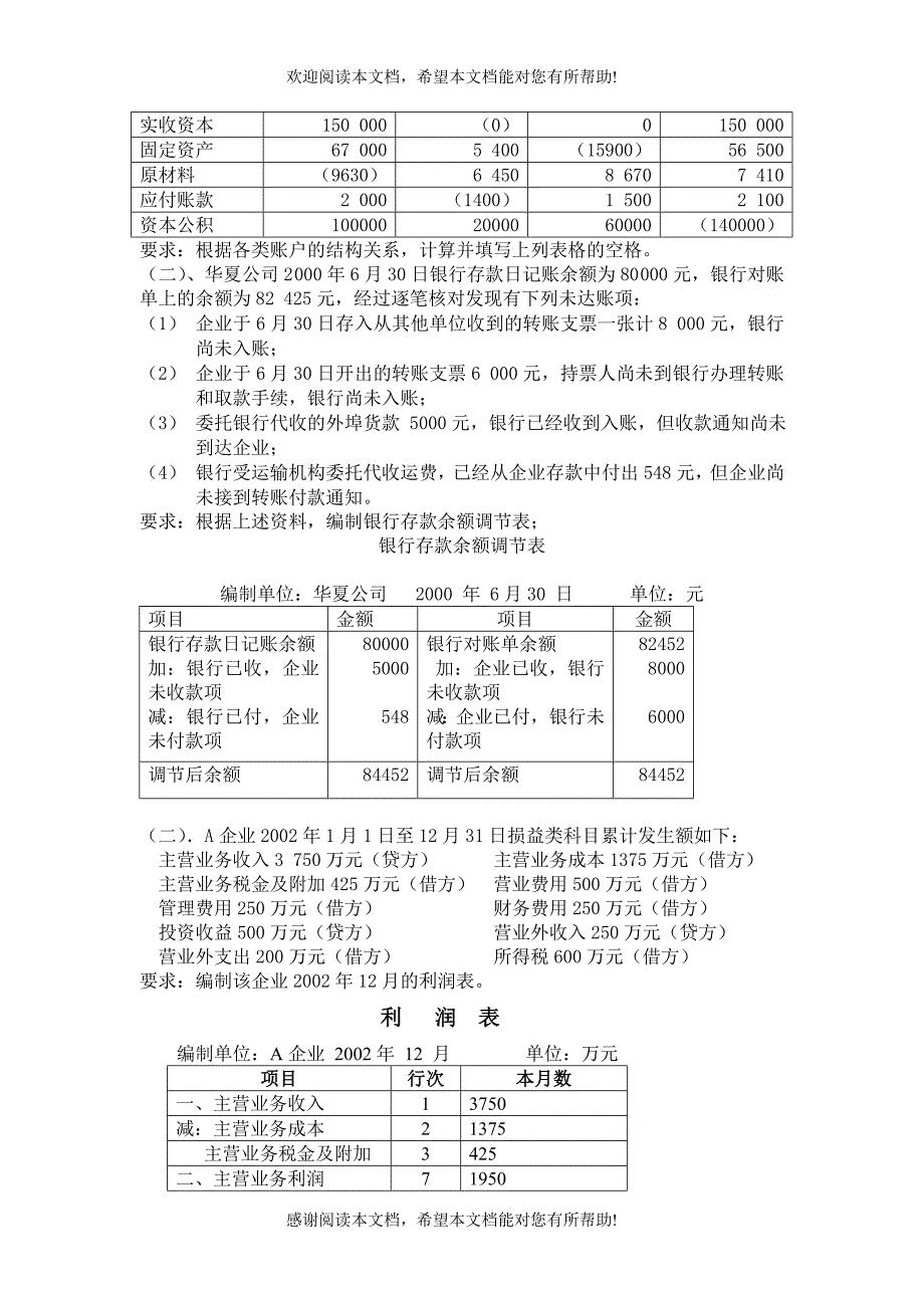 会计学及财务分析题_第2页