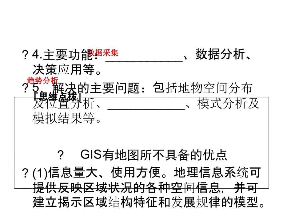 地理鲁教版必修二优化课件第二单元单元活动地理信息系统与城市管理_第5页