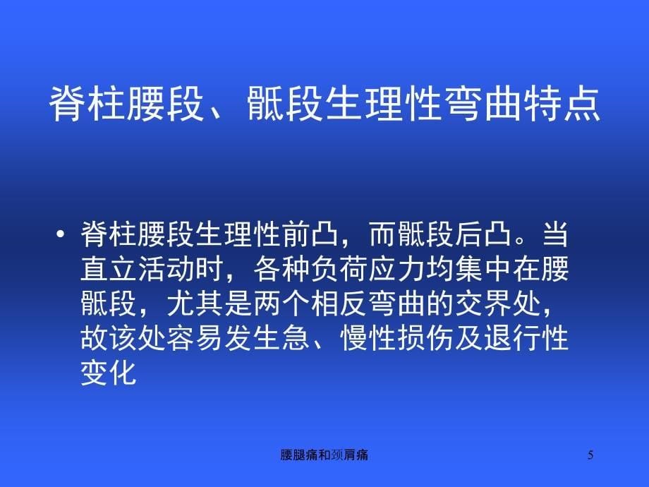 腰腿痛和颈肩痛课件_第5页