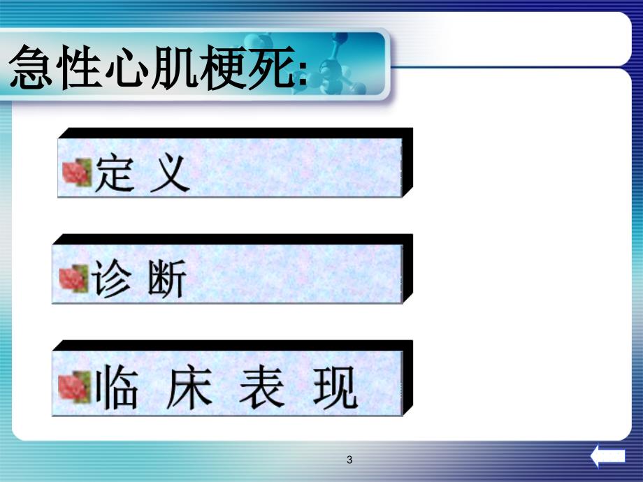 新收急性心肌梗死抢救的配合与护理课件_第3页