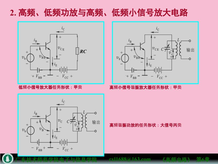 高频电路高频功率放大器ppt课件_第4页