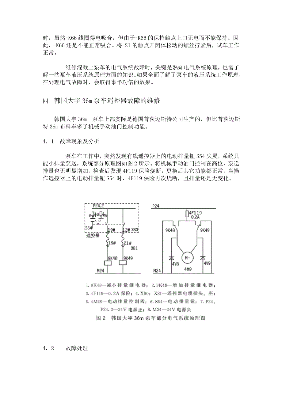 各类泵车遥控器故障分析汇总_第4页