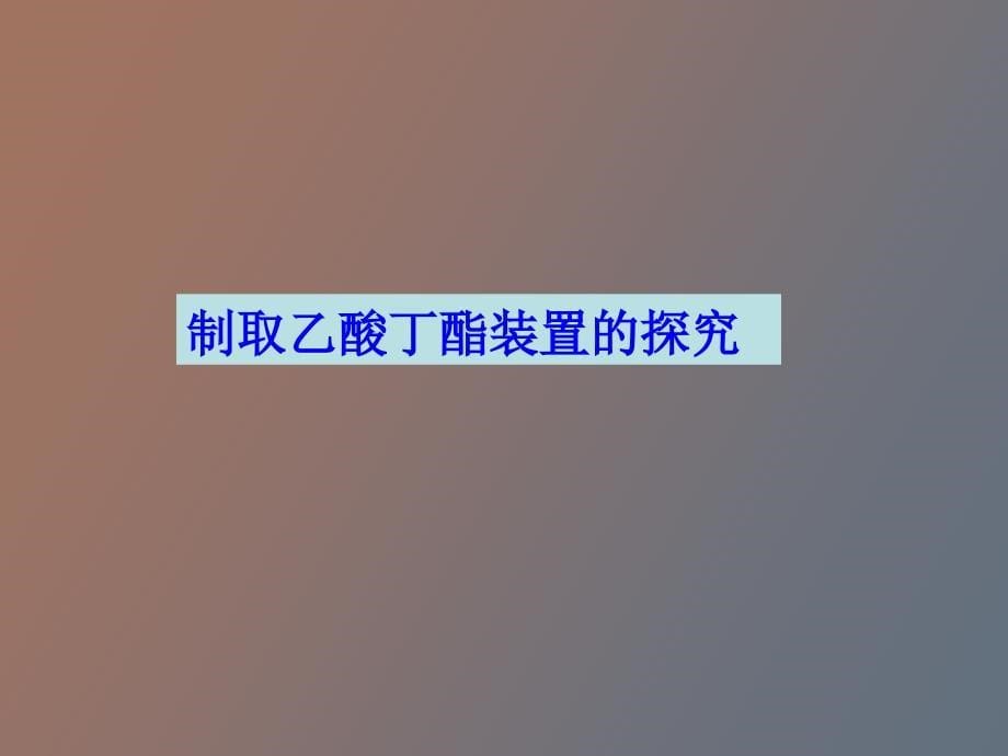 纸上层析乙酸丁酯的制备_第5页