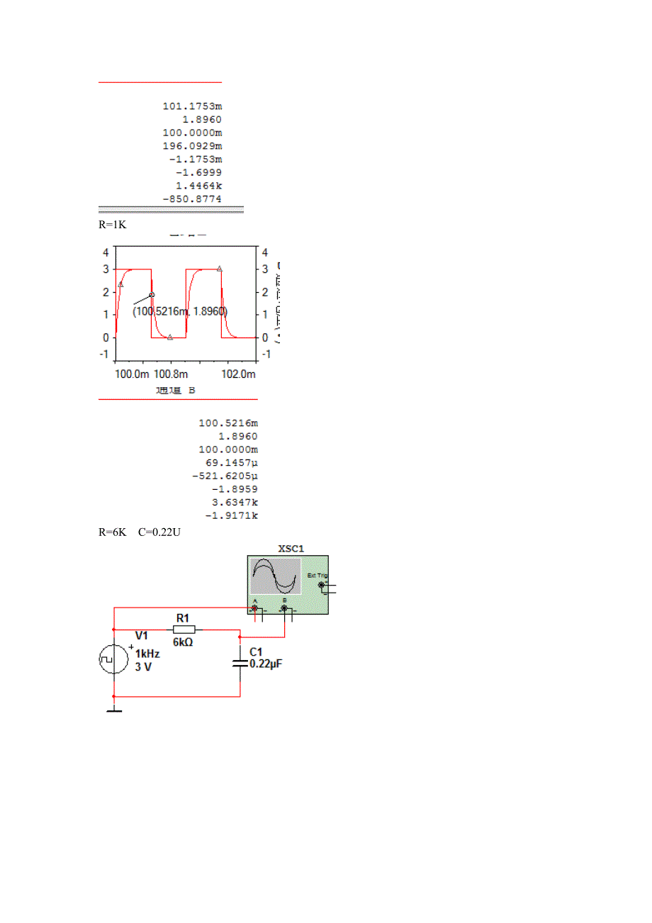 RC一阶电路实验报告_第3页
