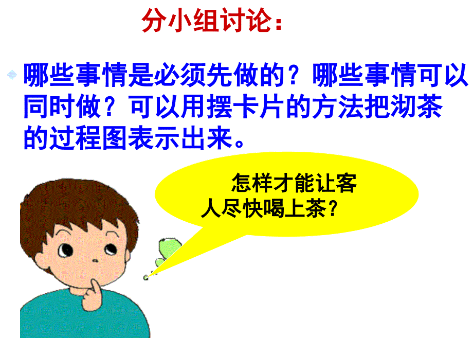 人教版四年级数学下册数学广角烧水沏茶问题_第3页