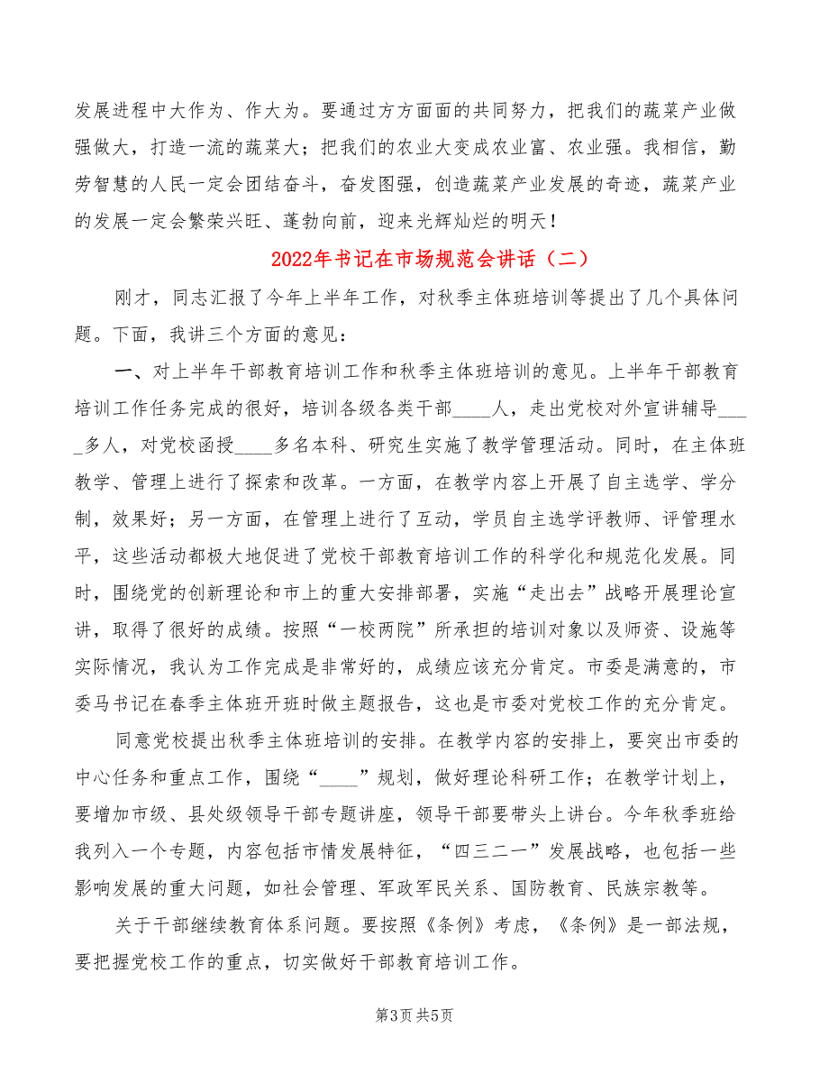 2022年书记在市场规范会讲话_第3页