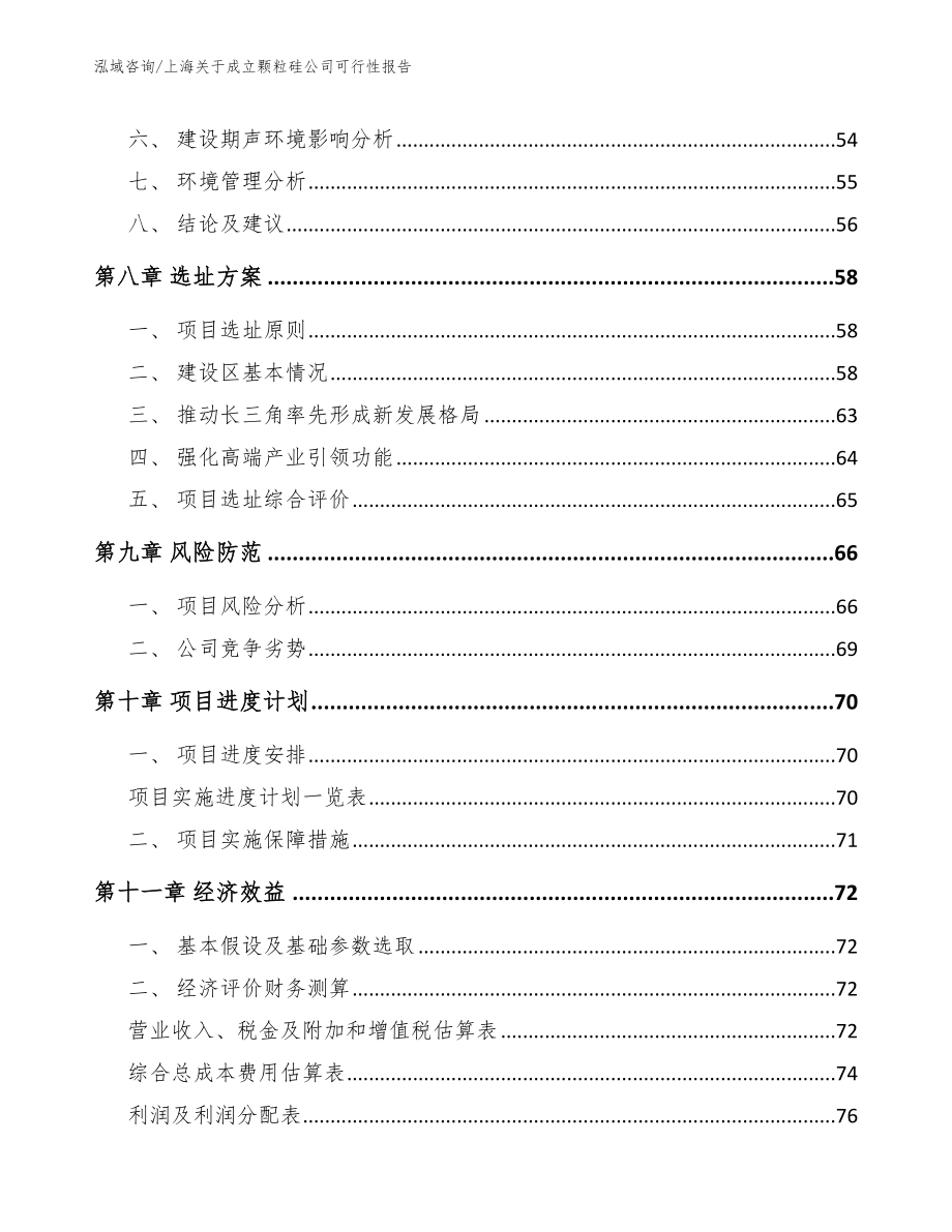 上海关于成立颗粒硅公司可行性报告_第4页