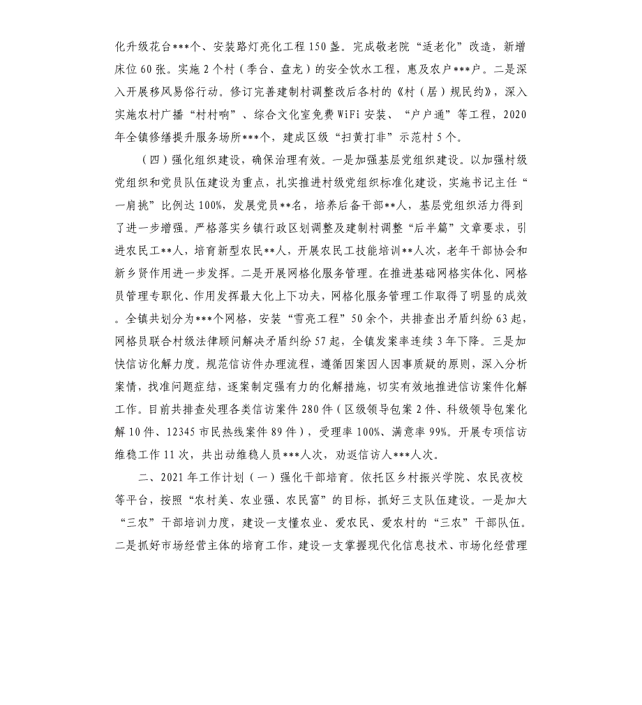 2020年乡村振兴战略工作总结及2021年工作计划_第2页