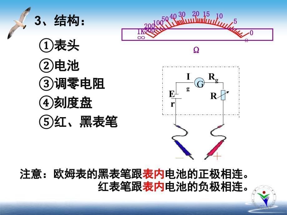 多用电表原理及使用课堂PPT_第5页