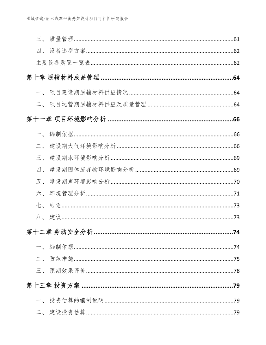 丽水汽车平衡悬架设计项目可行性研究报告_第3页