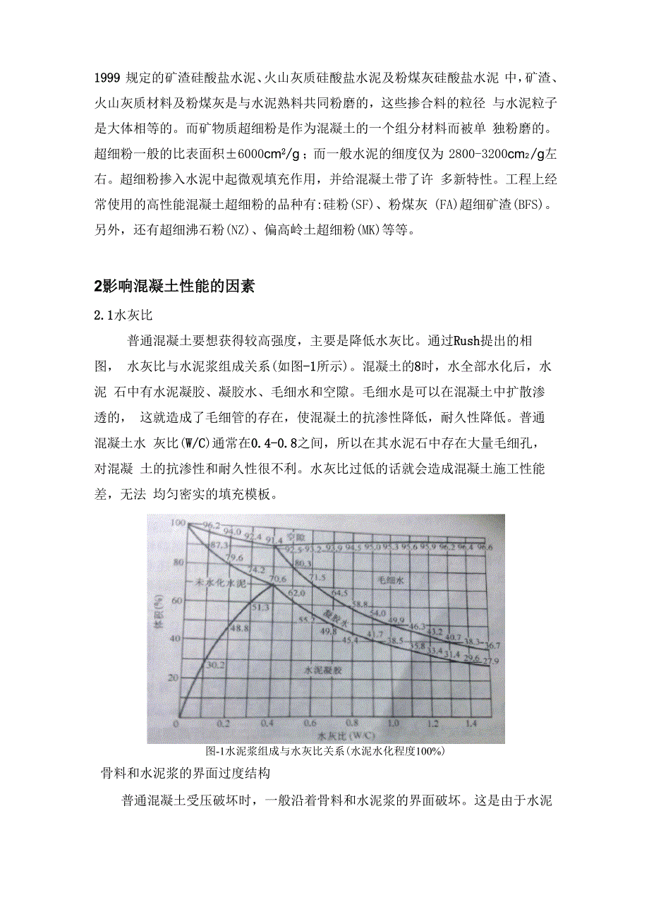 矿物质超细粉对混凝土性能的影响研讨_第2页