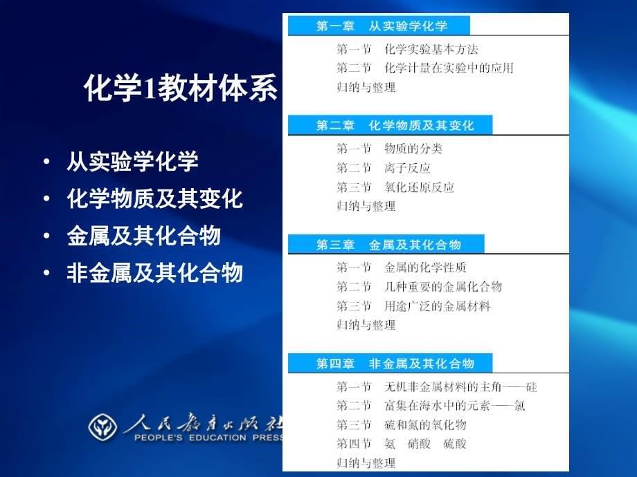 人教版高中化学必修1教材培训课件_第5页