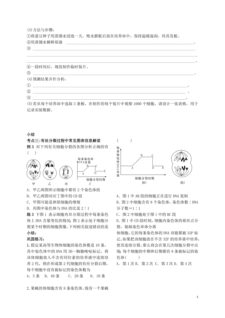 21高三第一轮复习学案细胞的生命历程.doc_第4页