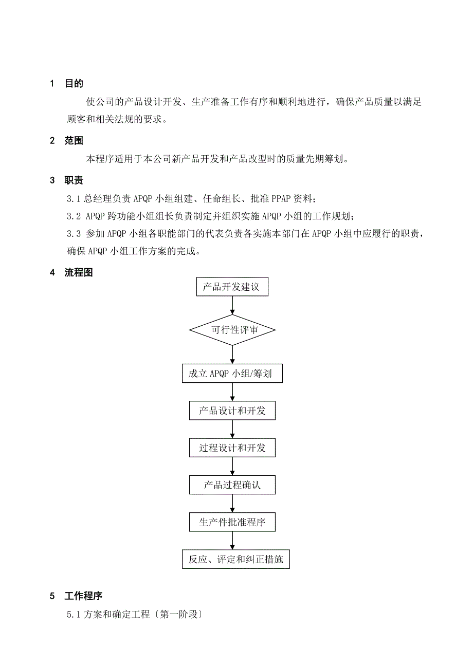 产品质量先期策划控制程序98962908_第1页