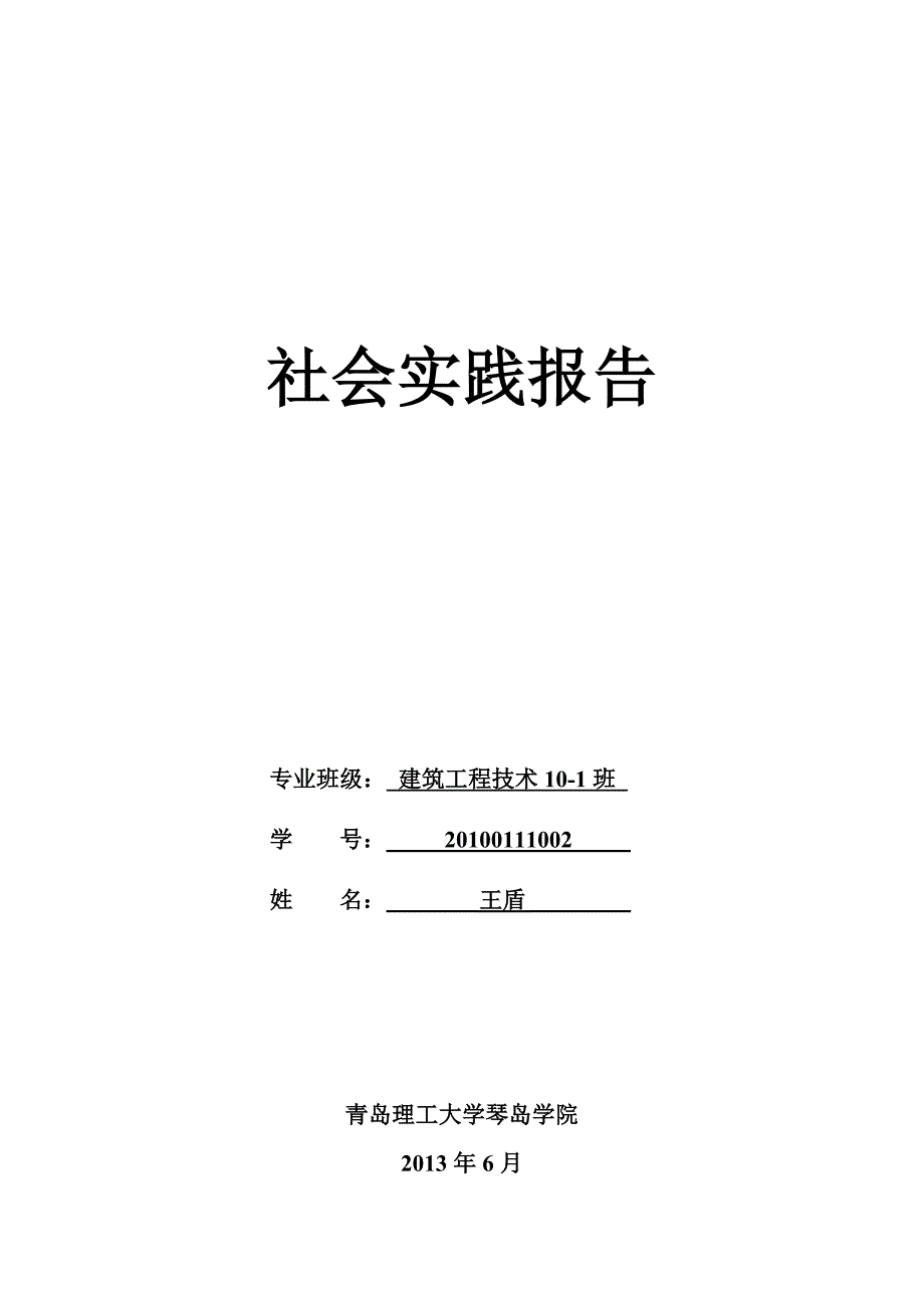 青岛龙湖仲村项目剪力墙结构施工毕业论文_第1页