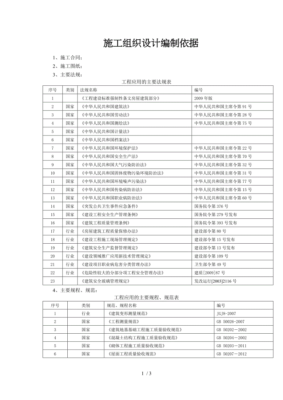 施工组织设计编制依据_第1页