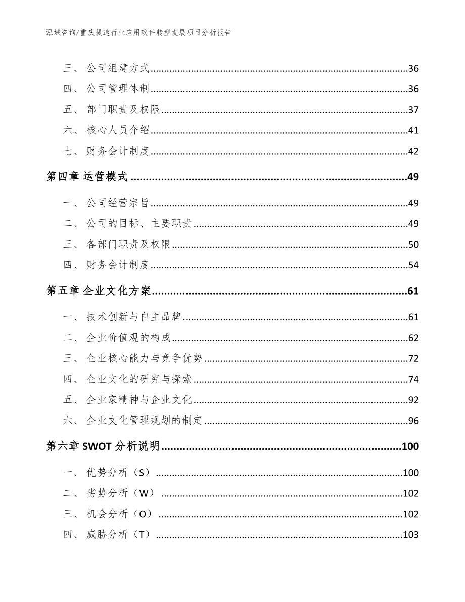 重庆提速行业应用软件转型发展项目分析报告_第3页