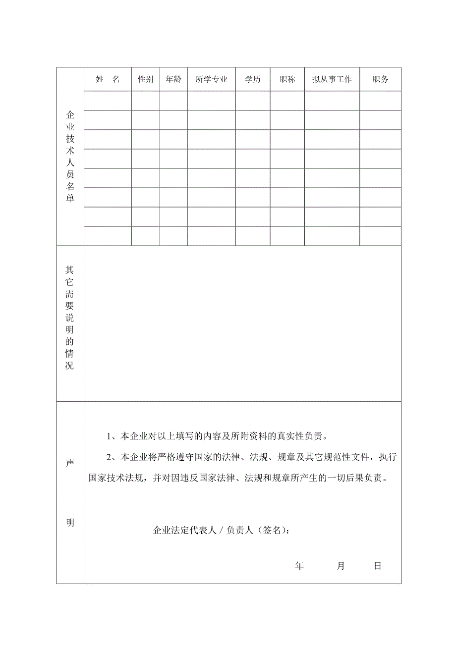 山东省医疗器械经营企业许可证申请表_第4页