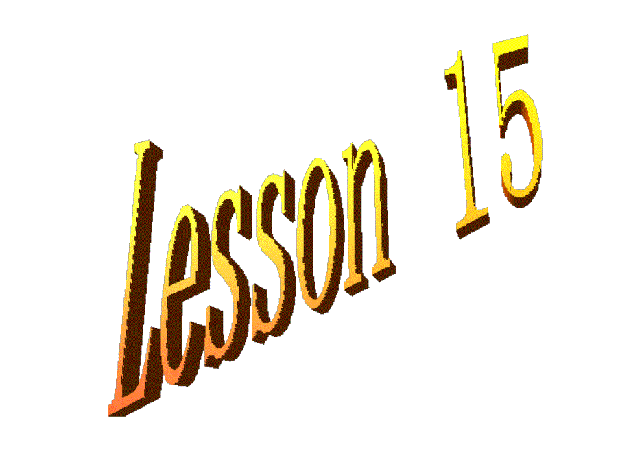 八年级英语上册Lesson15课件冀教版_第1页