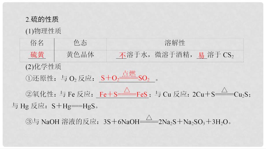 高中化学 第四章 非金属及其化合物 第3节 硫和氮的氧化物 课时1 二氧化硫和三氧化硫课件 新人教版必修1_第4页