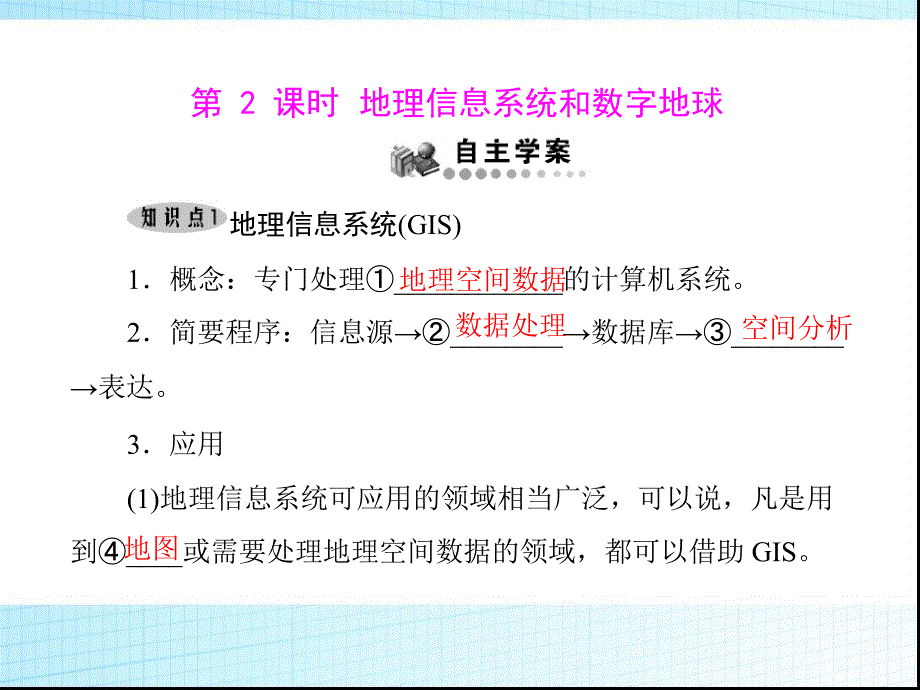 人教版高中地理必修3第一章第2节地理信息技术在区域地理环境研究中的应用课时2优质课件_第2页