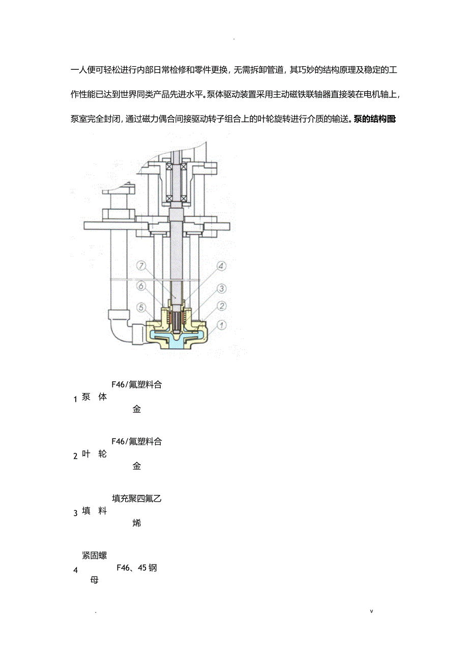 50FYH耐腐蚀液下泵特点及用途_第4页