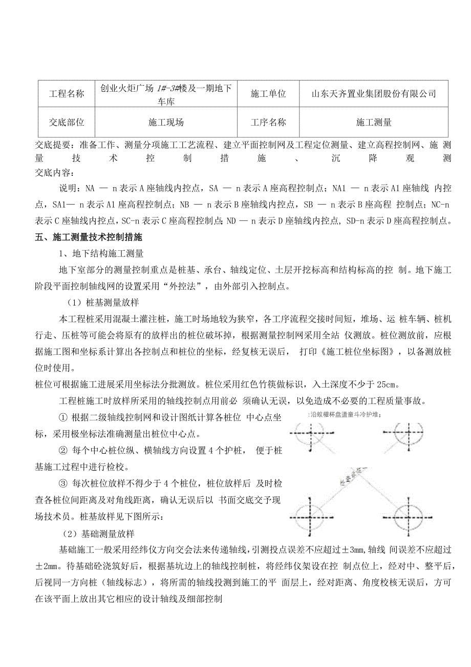 施工测量技术交底_第5页